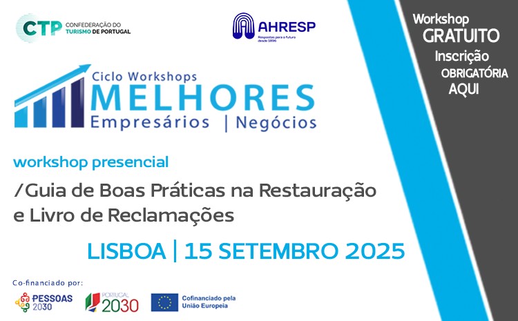 Workshop CTP: Guia de Boas Práticas na Restauração e Livro Reclamações 